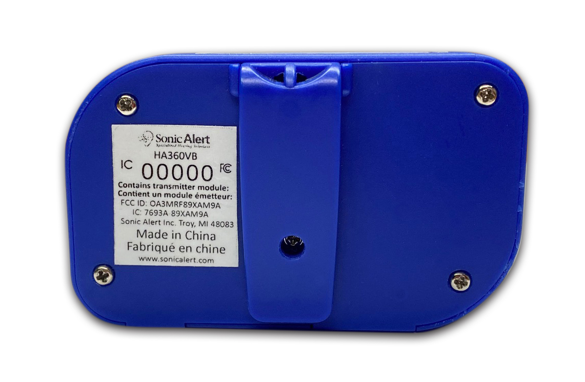 The HomeAware Receiver HA360VB2.1 Vibe Personal Alert Pager with Help Button Transmitter (Optional Accessory) by Sonic Alert