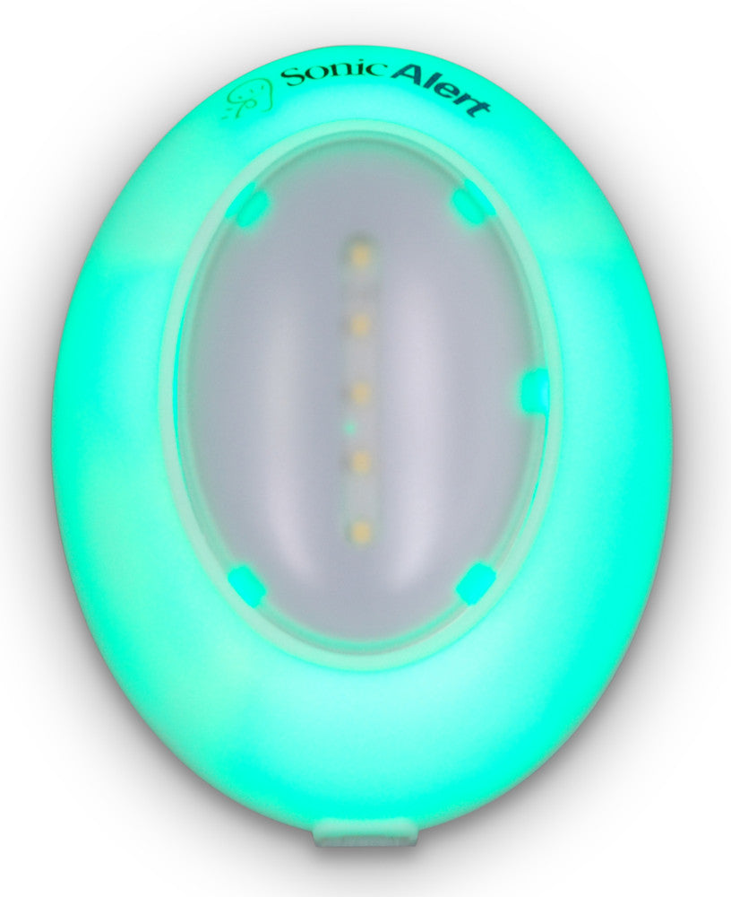 The HomeAware  HA360BDB  Blink Doorbell Receiver with Doorbell Transmitter System by Sonic Alert